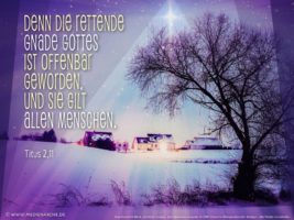 Die rettende Gnade Gottes