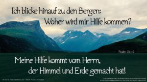 Woher wird mir Hilfe kommen?
